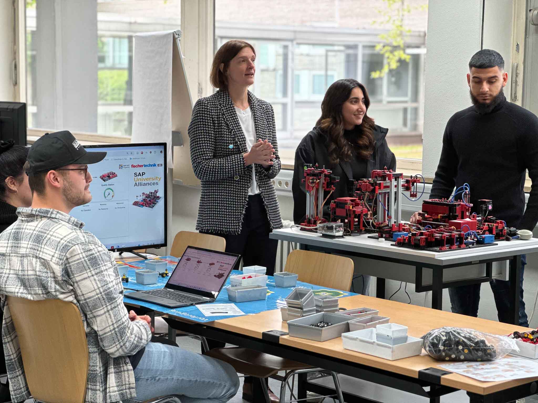 Vorlesung am Logistikcampus der Hochschule Darmstadt