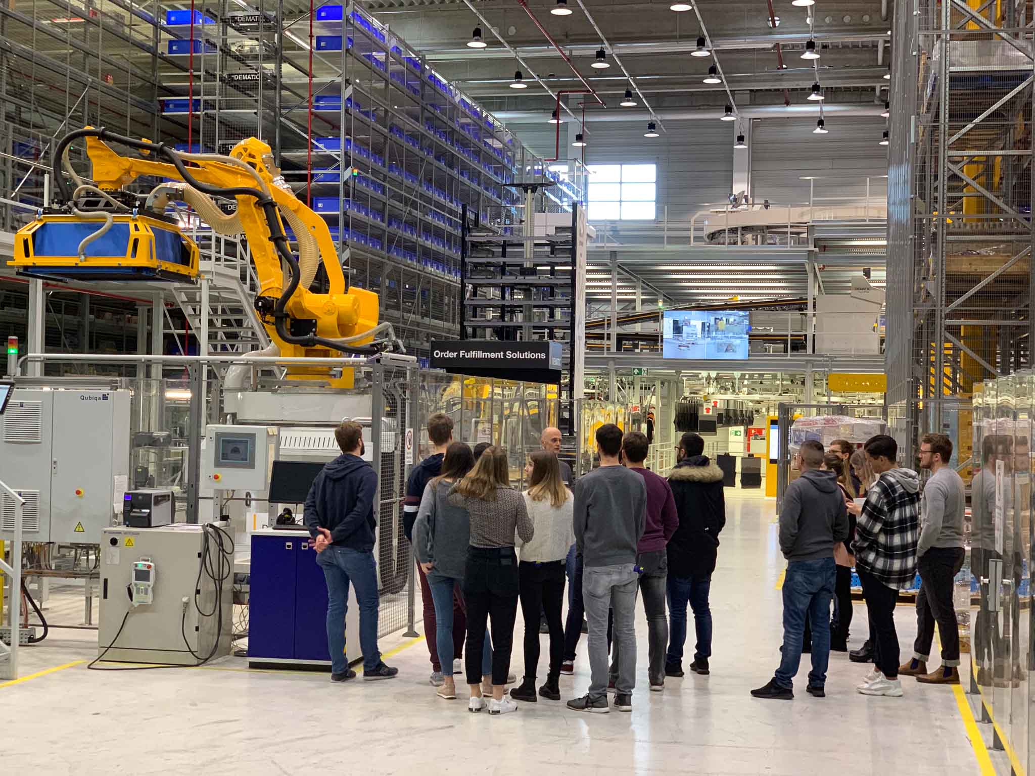 Exkursion der Studierenden bei einem Unternehmen